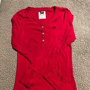 Red Gilly Hicks Sleep Wear Size Medium